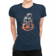 Ohana Pumpkin - Anytime - Womens Premium T-Shirts RIPT Apparel Small / Midnight Navy
