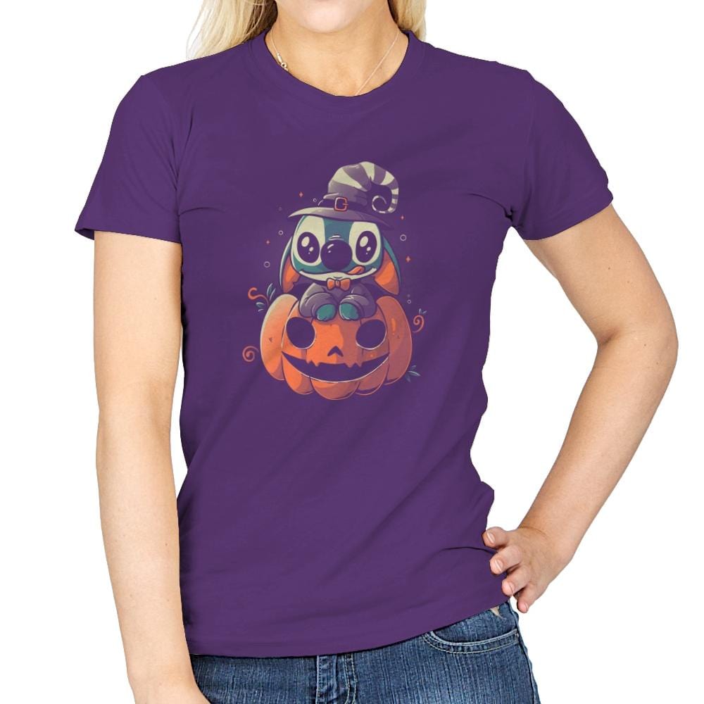 Ohana Pumpkin - Anytime - Womens T-Shirts RIPT Apparel Small / Purple