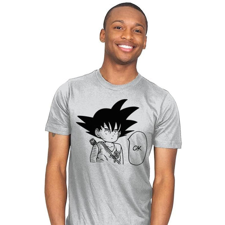 Ok - Sangoku - Mens T-Shirts RIPT Apparel Small / Silver