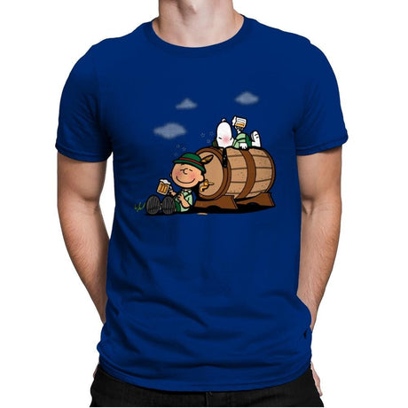 Oktoberfest Nuts - Mens Premium T-Shirts RIPT Apparel Small / Royal