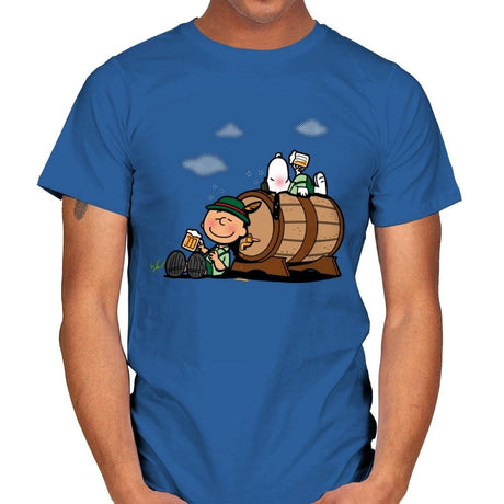 Oktoberfest Nuts - Mens T-Shirts RIPT Apparel Small / Royal