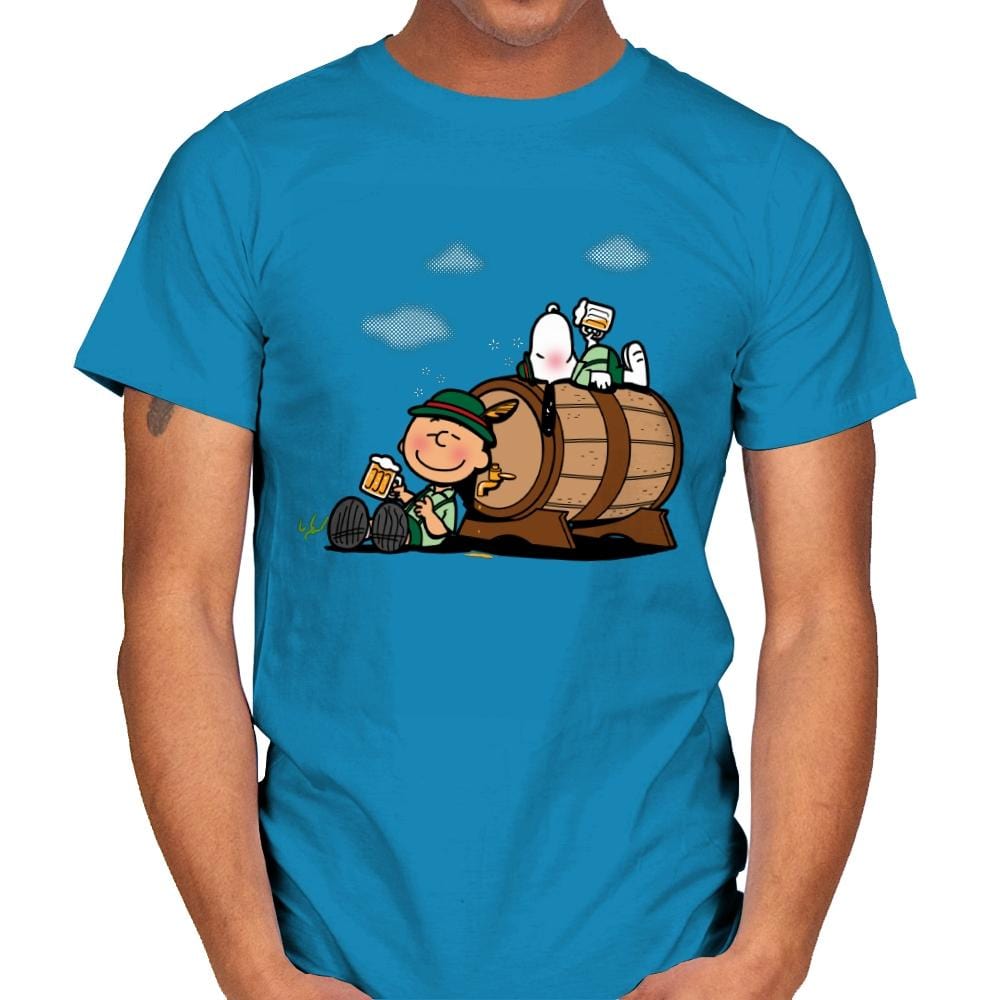 Oktoberfest Nuts - Mens T-Shirts RIPT Apparel Small / Sapphire