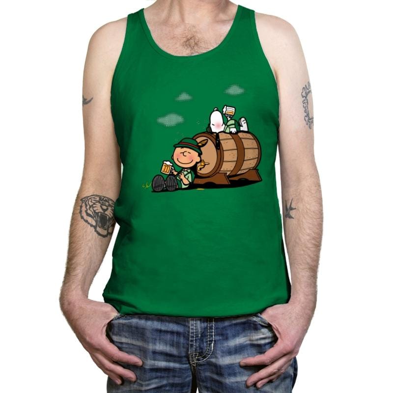 Oktoberfest Nuts - Tanktop Tanktop RIPT Apparel X-Small / Kelly