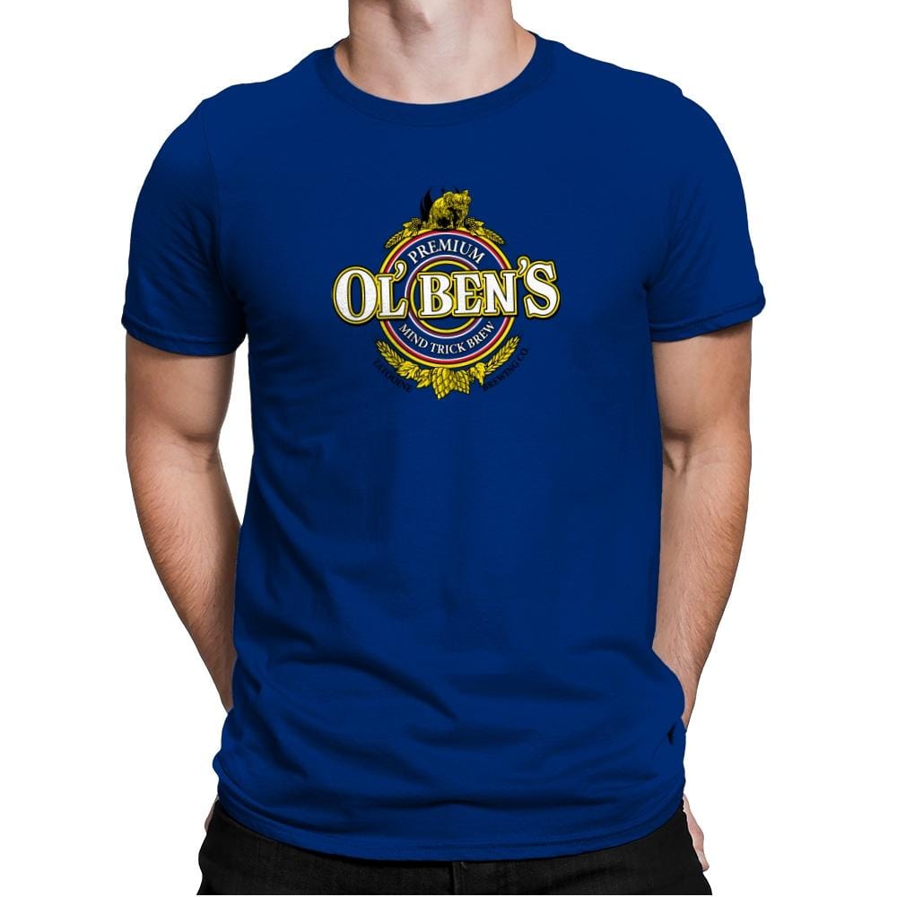 Ol Ben's Mind Trick Brew Exclusive - Mens Premium T-Shirts RIPT Apparel Small / Royal