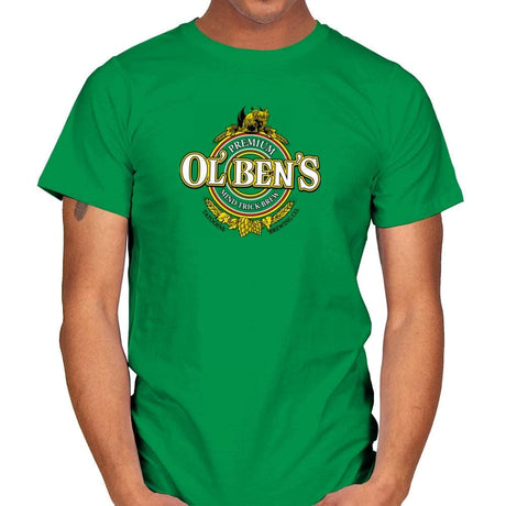 Ol Ben's Mind Trick Brew Exclusive - Mens T-Shirts RIPT Apparel Small / Kelly Green