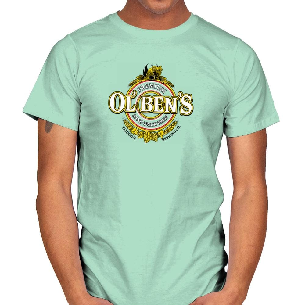 Ol Ben's Mind Trick Brew Exclusive - Mens T-Shirts RIPT Apparel Small / Mint Green