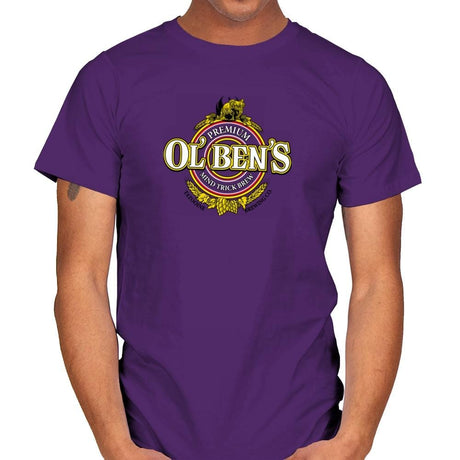 Ol Ben's Mind Trick Brew Exclusive - Mens T-Shirts RIPT Apparel Small / Purple