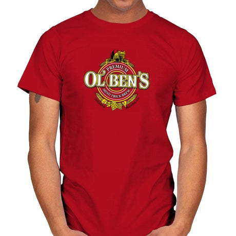 Ol Ben's Mind Trick Brew Exclusive - Mens T-Shirts RIPT Apparel Small / Red