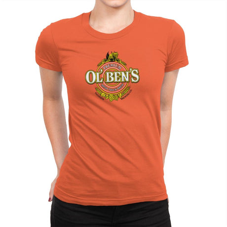 Ol Ben's Mind Trick Brew Exclusive - Womens Premium T-Shirts RIPT Apparel Small / Classic Orange