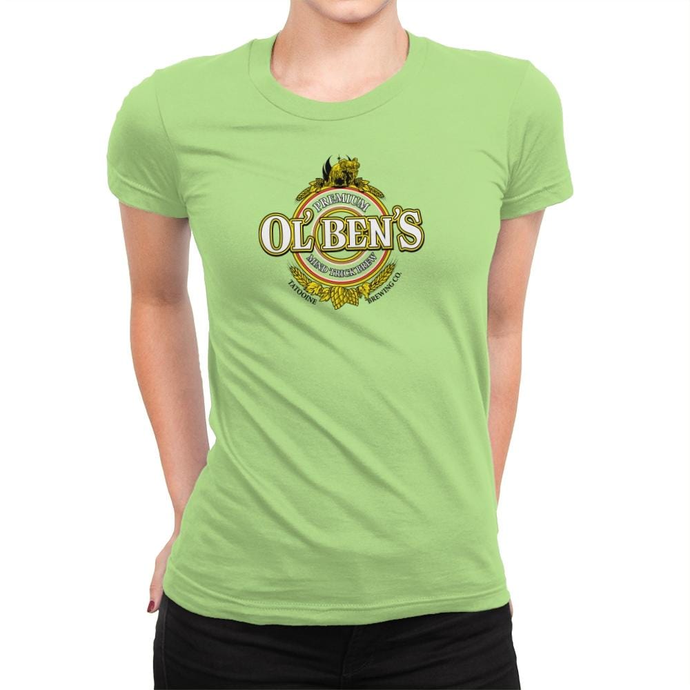 Ol Ben's Mind Trick Brew Exclusive - Womens Premium T-Shirts RIPT Apparel Small / Mint