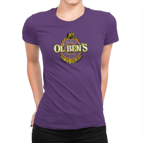 Ol Ben's Mind Trick Brew Exclusive - Womens Premium T-Shirts RIPT Apparel Small / Purple Rush