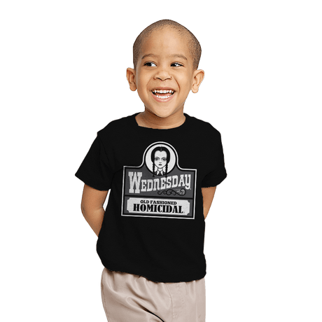 Old Fashioned Homicidal - Youth T-Shirts RIPT Apparel