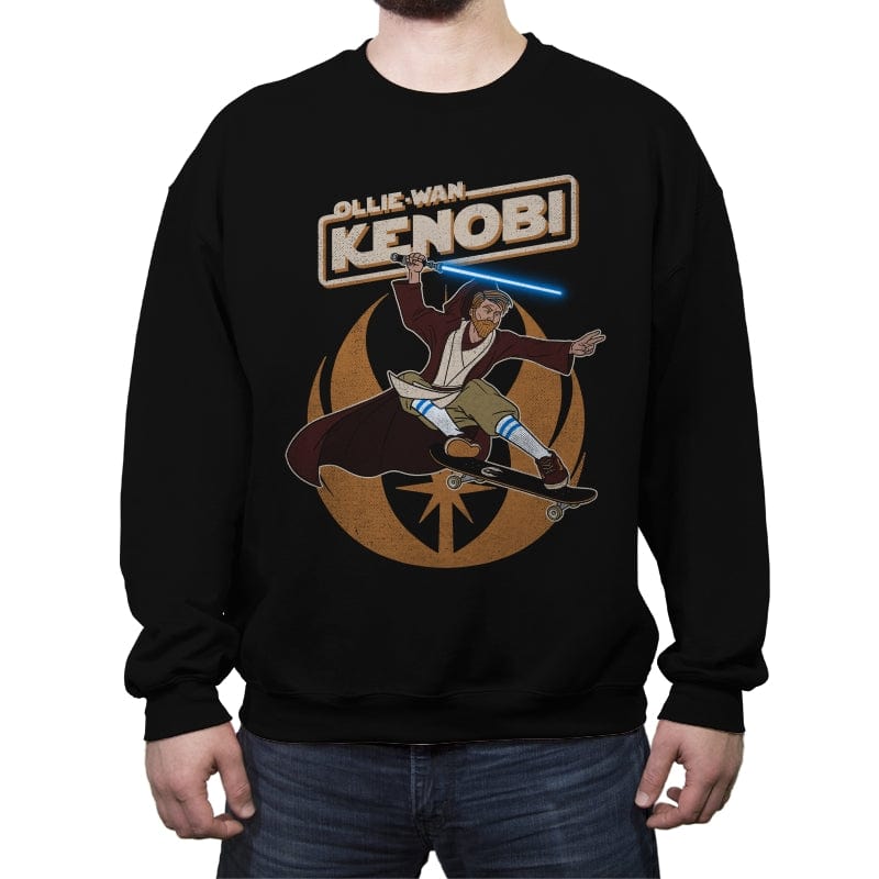Ollie Wan  - Crew Neck Sweatshirt Crew Neck Sweatshirt RIPT Apparel Small / Black