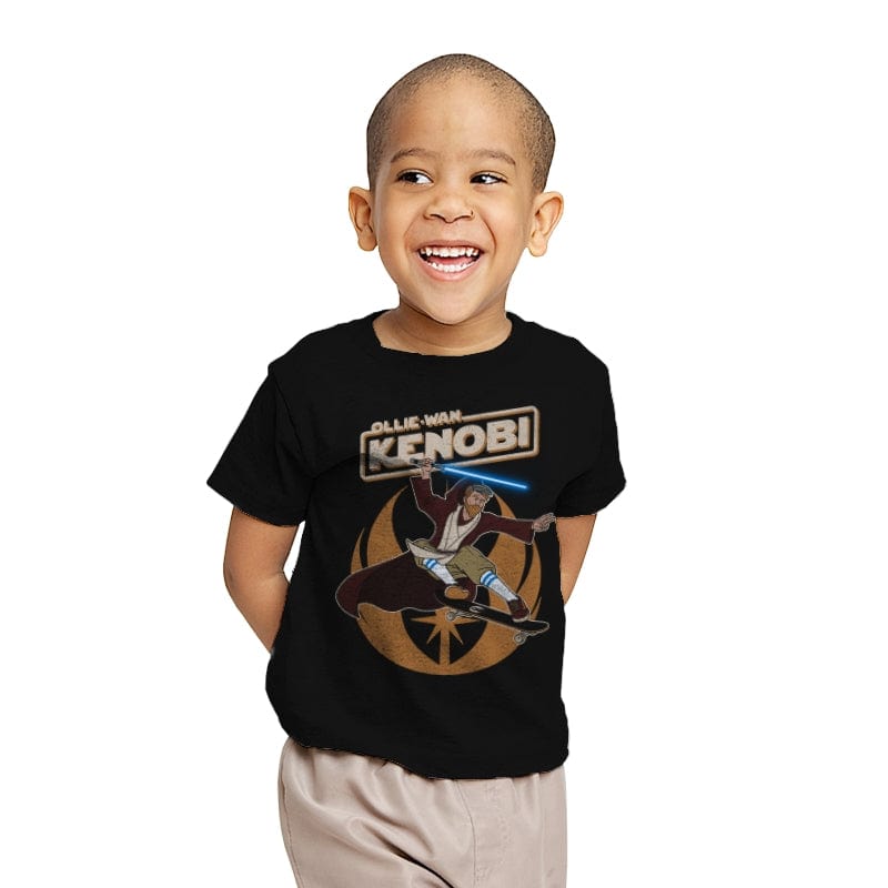 Ollie Wan  - Youth T-Shirts RIPT Apparel X-small / Black