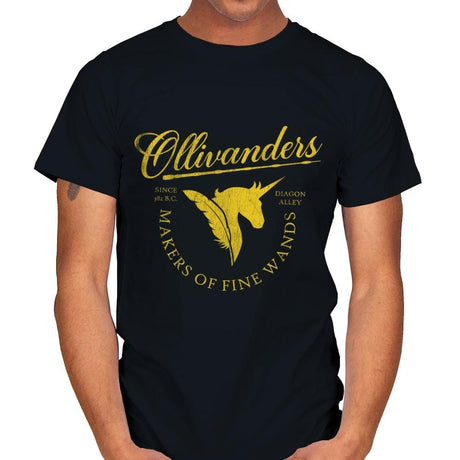 Ollivanders Wand Shop - Mens T-Shirts RIPT Apparel Small / Black