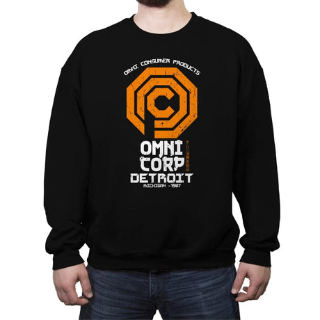 Omni Corp - Crew Neck Sweatshirt Crew Neck Sweatshirt RIPT Apparel Small / Black