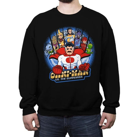 Omnipotent Pilgrim - Crew Neck Sweatshirt Crew Neck Sweatshirt RIPT Apparel Small / Black