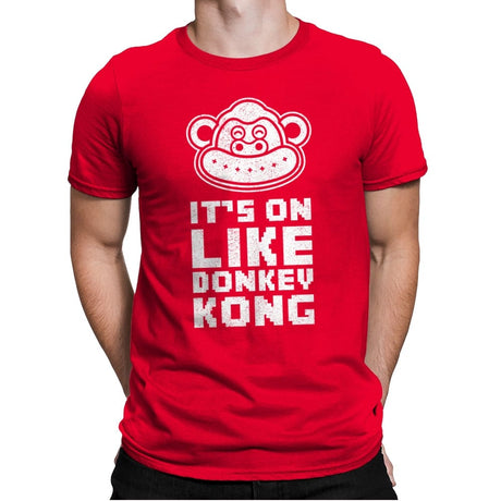 On Like DK - Vintage - Mens Premium T-Shirts RIPT Apparel Small / Red