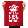 On Like DK - Vintage - Prints Posters RIPT Apparel 18x24 / Red