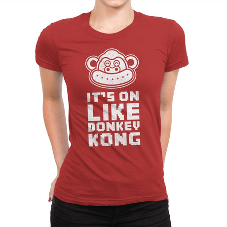 On Like DK - Vintage - Womens Premium T-Shirts RIPT Apparel Small / Red