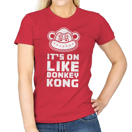 On Like DK - Vintage - Womens T-Shirts RIPT Apparel Small / Red