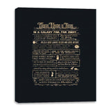 Once Upon a Time - Best Seller - Canvas Wraps Canvas Wraps RIPT Apparel 16x20 / Black