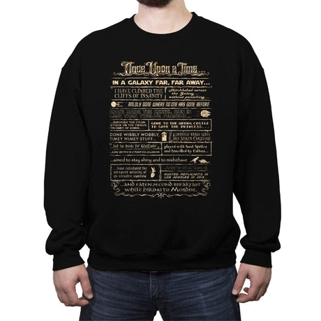 Once Upon a Time - Best Seller - Crew Neck Sweatshirt Crew Neck Sweatshirt RIPT Apparel Small / Black