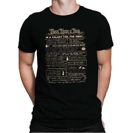 Once Upon a Time - Best Seller - Mens Premium T-Shirts RIPT Apparel Small / Black