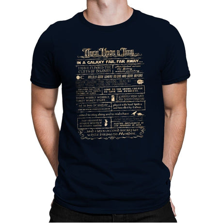 Once Upon a Time - Best Seller - Mens Premium T-Shirts RIPT Apparel Small / Midnight Navy