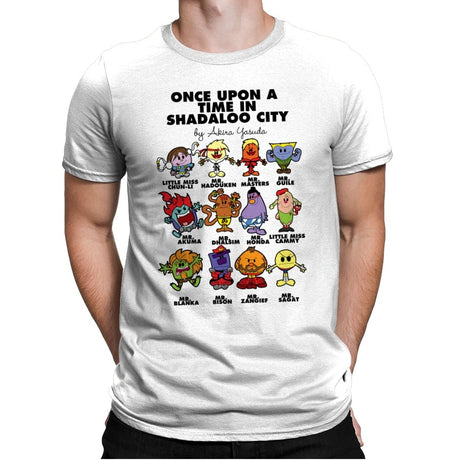 Once Upon A Time In Shadaloo City - Shirt Club - Mens Premium T-Shirts RIPT Apparel Small / White
