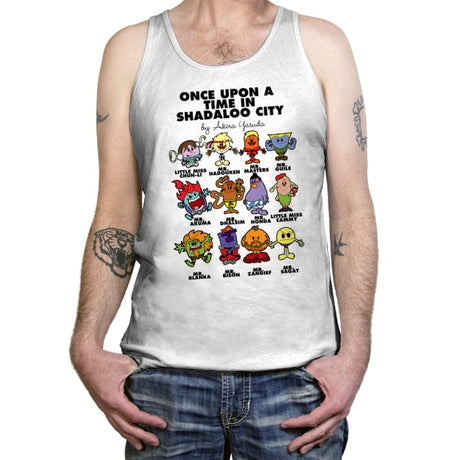 Once Upon A Time In Shadaloo City - Shirt Club - Tanktop Tanktop RIPT Apparel X-Small / White