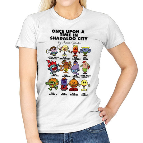 Once Upon A Time In Shadaloo City - Shirt Club - Womens T-Shirts RIPT Apparel Small / White