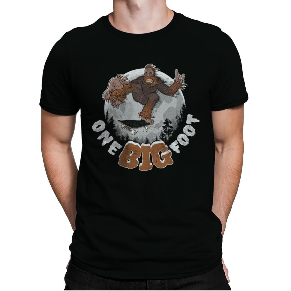 One Big Foot - Mens Premium T-Shirts RIPT Apparel Small / Black