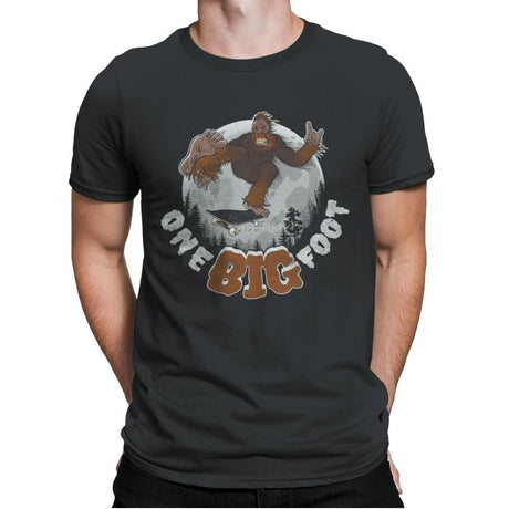 One Big Foot - Mens Premium T-Shirts RIPT Apparel Small / Heavy Metal