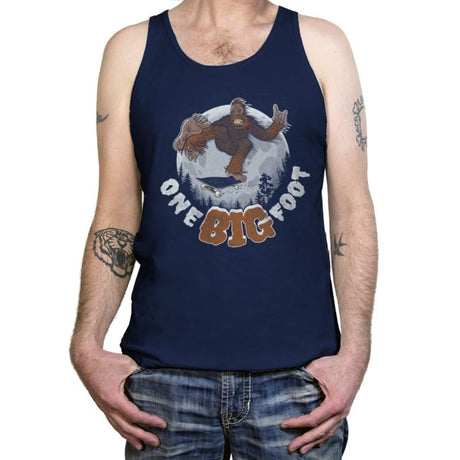 One Big Foot - Tanktop Tanktop RIPT Apparel X-Small / Navy