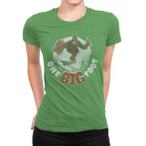 One Big Foot - Womens Premium T-Shirts RIPT Apparel Small / Kelly Green