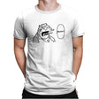 One Burp Man - Mens Premium T-Shirts RIPT Apparel Small / White