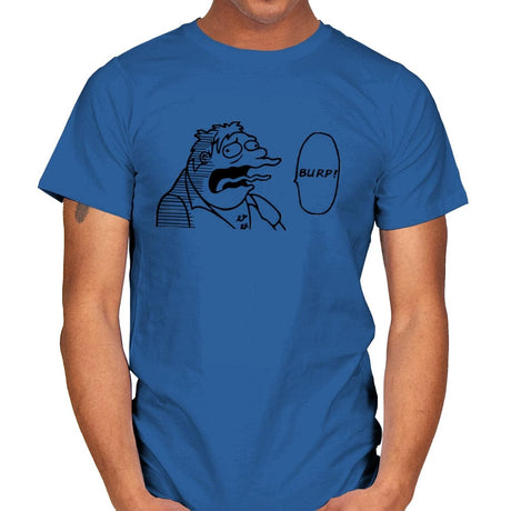 One Burp Man - Mens T-Shirts RIPT Apparel Small / Royal