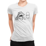 One Burp Man - Womens Premium T-Shirts RIPT Apparel Small / White