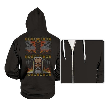 One Christmas to Rule Them All  - Hoodies Hoodies RIPT Apparel Small / Black