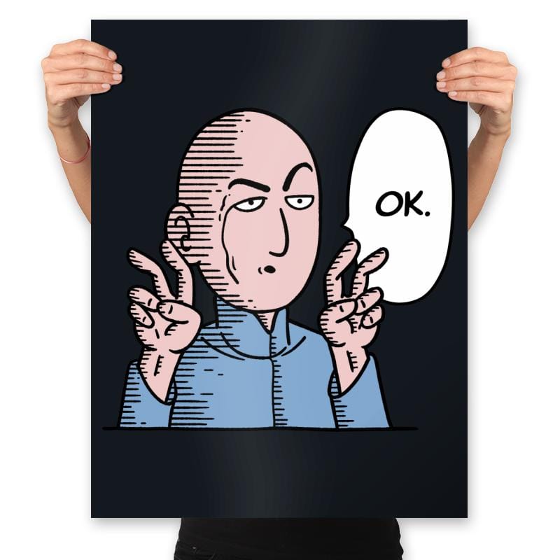 One Evil Man - Prints Posters RIPT Apparel 18x24 / Black