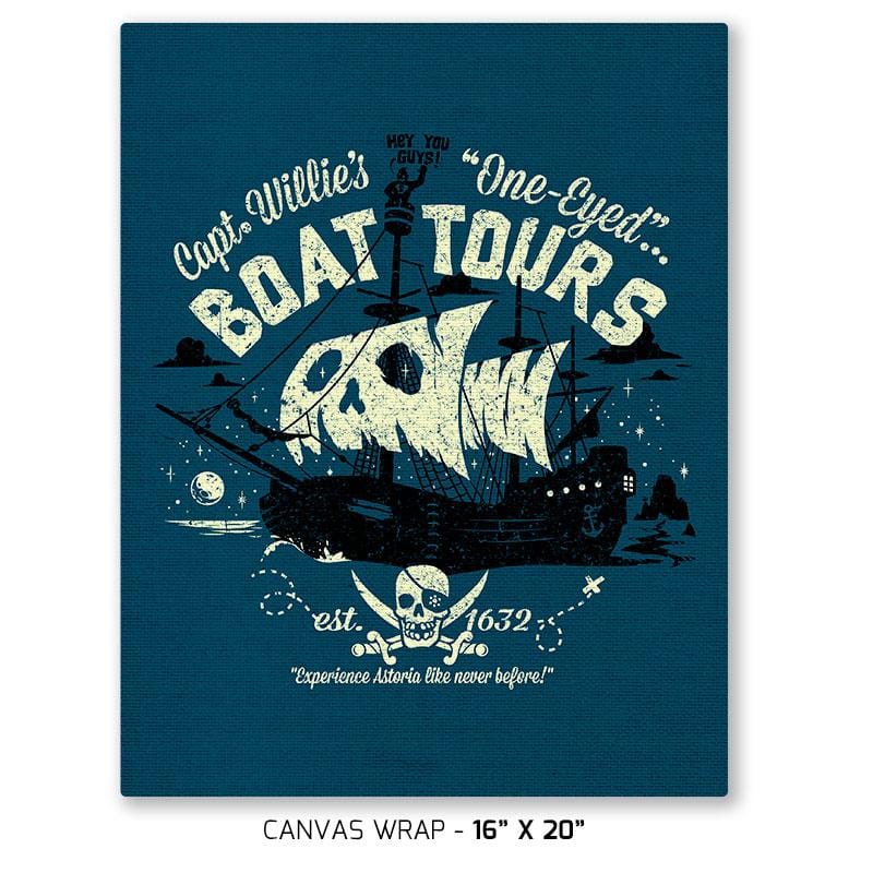 One-Eyed Boat Tours Exclusive - Canvas Wraps Canvas Wraps RIPT Apparel 16x20 inch