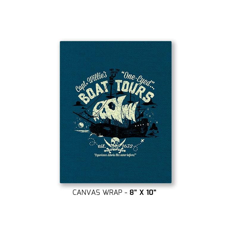 One-Eyed Boat Tours Exclusive - Canvas Wraps Canvas Wraps RIPT Apparel 8x10 inch