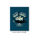 One-Eyed Boat Tours Exclusive - Canvas Wraps Canvas Wraps RIPT Apparel 8x10 inch