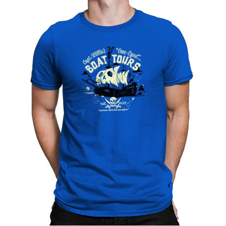 One-Eyed Boat Tours Exclusive - Mens Premium T-Shirts RIPT Apparel Small / Royal