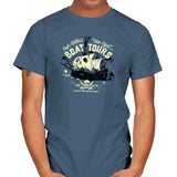 One-Eyed Boat Tours Exclusive - Mens T-Shirts RIPT Apparel Small / Indigo Blue