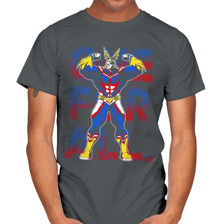 One For All - Mens T-Shirts RIPT Apparel Small / Charcoal