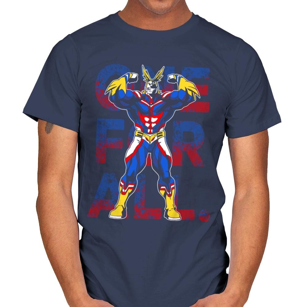 One For All - Mens T-Shirts RIPT Apparel Small / Navy