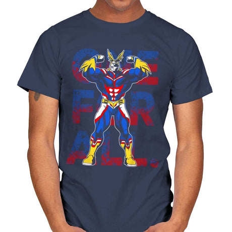 One For All - Mens T-Shirts RIPT Apparel Small / Navy