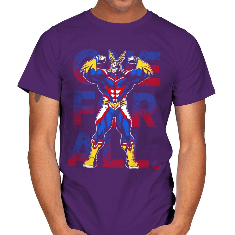 One For All - Mens T-Shirts RIPT Apparel Small / Purple